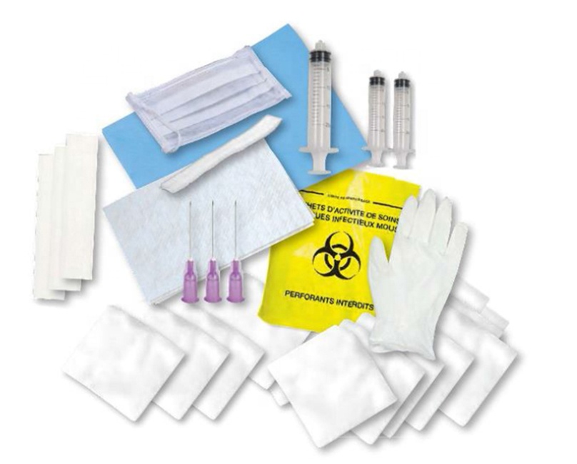 Disposable wound dressing set medical Procedure Wound Care Kit Infusion Pack